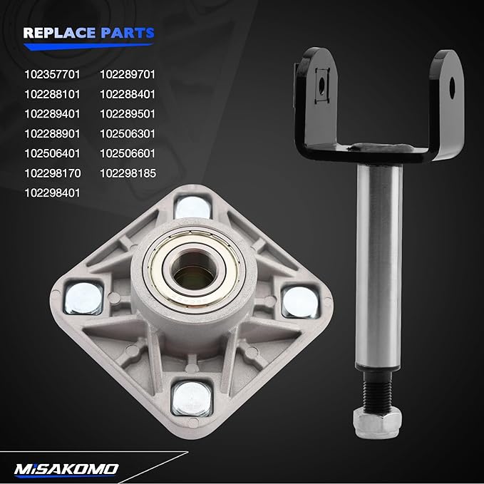 Club Car Precedent Front End Repair Kit with King Pin & Bushings, Wheel Hub, and Bearings, for 2004+ Club Car Golf Cart Models, Deluxe Set Replaces 102357701
