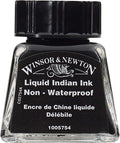 Winsor & Newton Drawing Ink, 14ml Bottle, Liquid Indian Ink by WinsorNewton