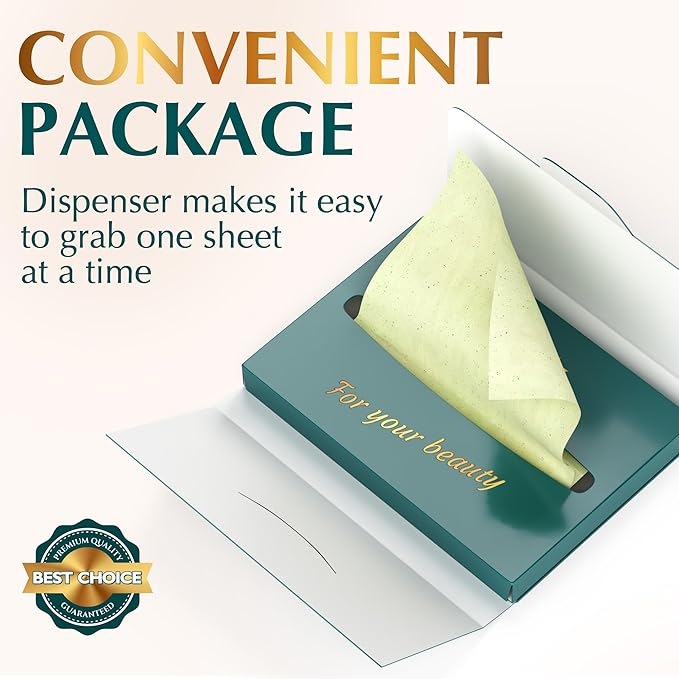 Natural Green Tea Oil Blotting Sheets - Image 7