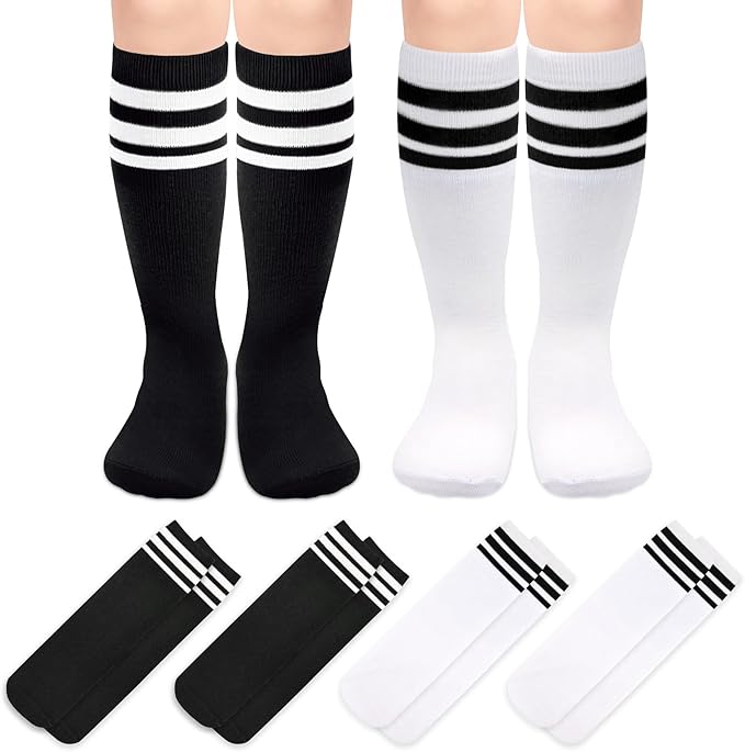 Olreco Toddler Soccer Socks Kids Baseball Socks Youth Softball Sock for Girls Boys Football Sock Boys Athletic Accessories