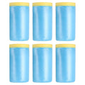 uxcell Pre-Taped Masking Film, 3.6ft x 82ft Plastic Paint Drop Cloth by uxcell