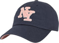 NY 3D Embroidered Cotton Dad Hat – New York Baseball Cap, Adjustable Metal Buckle Strap, Unstructured Low-Profile Style