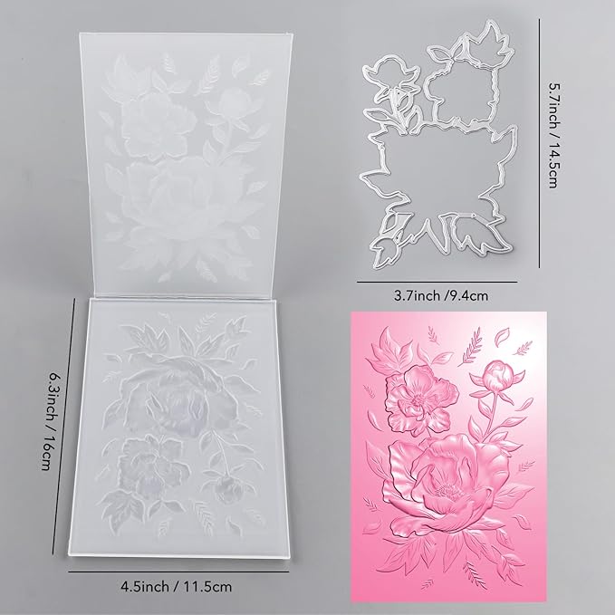 BAOFALI 3D Embossing Folder and Metal Die Set - Image 2