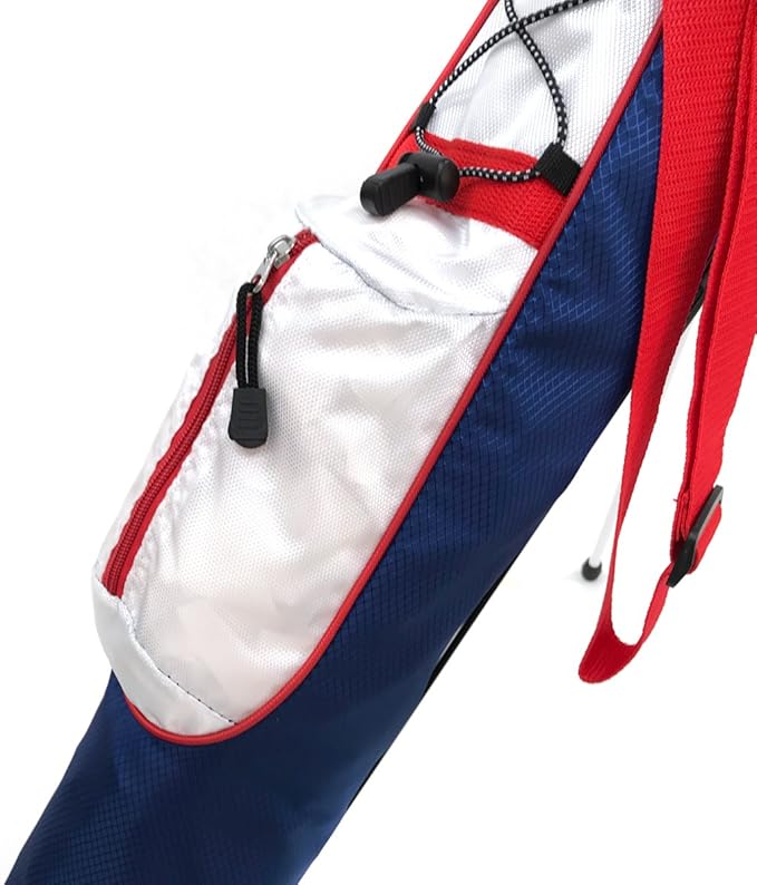 Orlimar Pitch ’n Putt Lightweight Sunday Golf Bag with Stand, Ultra-Light Carry Design, Two-Way Divider Top, Shoulder Strap, Compact Carry Golf Bag for Men & Women