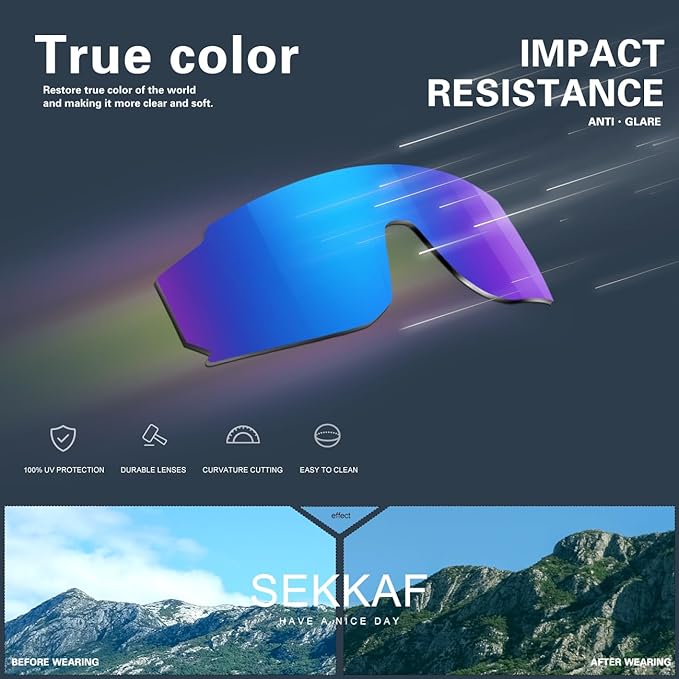 SEKKAF Youth Baseball Sunglasses Kids Sports Sunglasses for Boys Girls Softball Cycling Glasses UV400 Protection