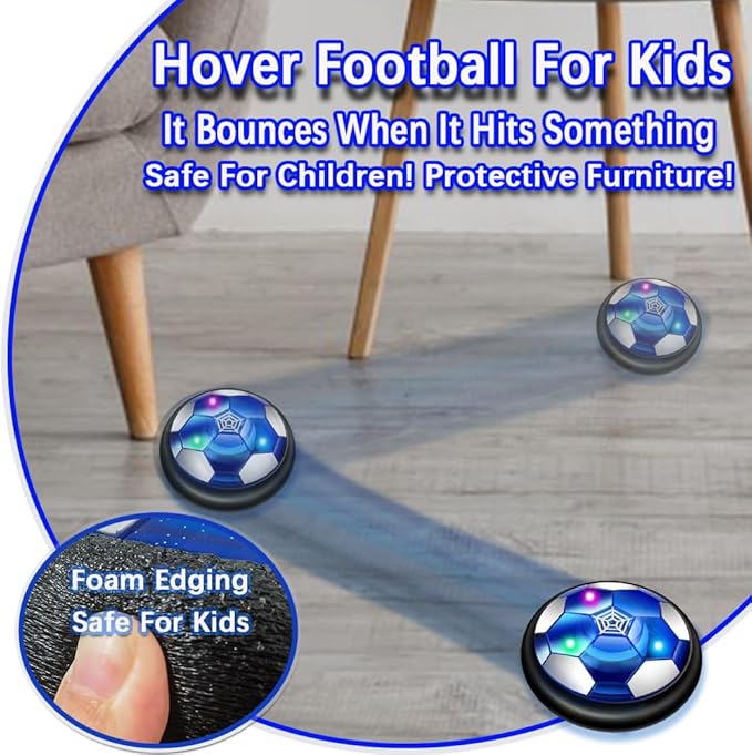 VNVDFLM Hover Soccer Ball Toys for Boys Girls, Rechargeable Floating Soccer Ball - Image 4