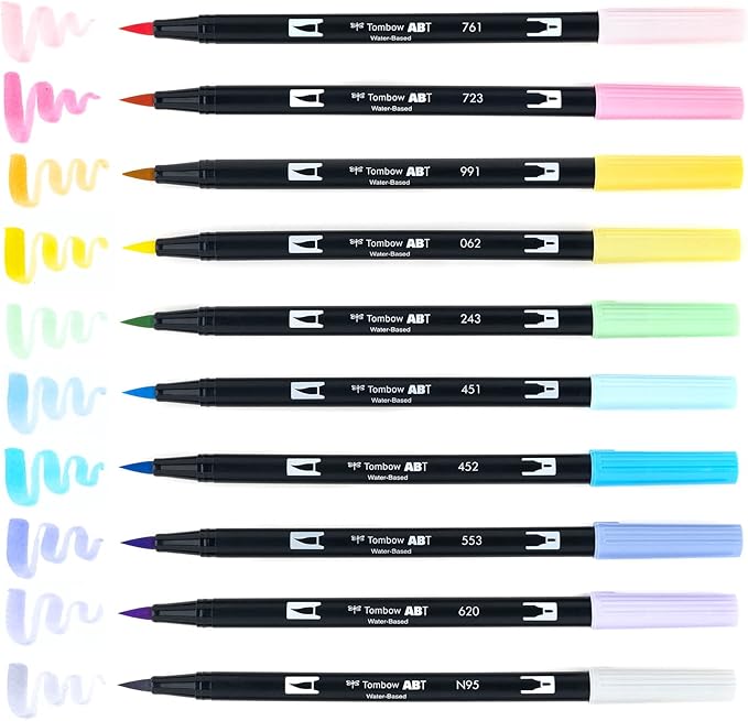 Tombow 56187 Dual Brush Pen Art Markers, Brush and Fine Tip Markers - Image 6