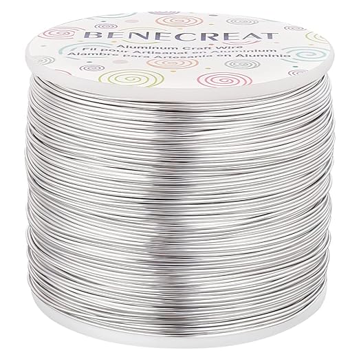 BENECREAT 20 Gauge 770FT Aluminum Wire Anodized Jewelry Craft Making Beading by BENECREAT