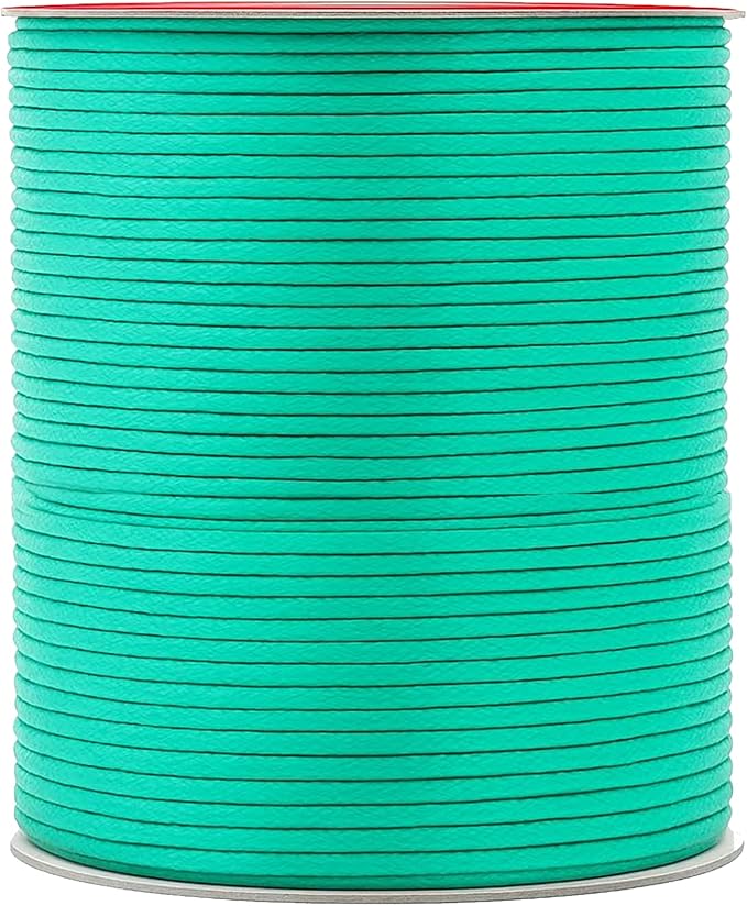 Mandala Crafts 2mm 109 Yards Seafoam Green Cotton Waxed Cord by MandalaCrafts