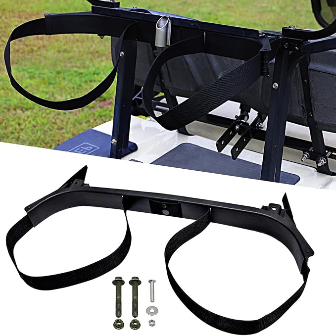 Panglong 2 Seat DS Golf Cart Bag Holder with Screws, Golf Bag Attachment for 1987-Up Club Car DS 2 Seat Models, OEM #1013935
