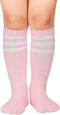 American Trends Kids Toddler Soccer Socks Youth Baseball Softball Football Socks Knee High Accessories for Girls