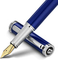 BEILUNER Luxury Fountain Pen Set, Solid 24K Gilded Medium Nib, Modern Classic by BEILUNER