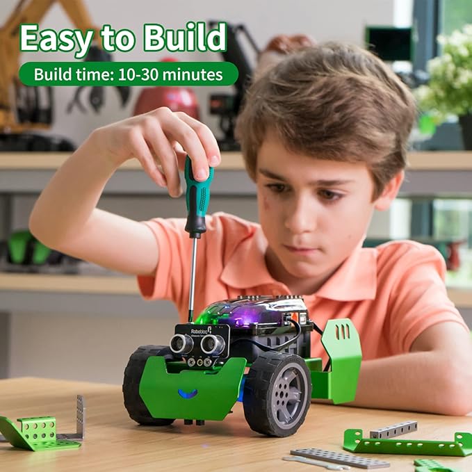Robobloq Q-Scout STEM Projects for Kids Ages 8-12, Coding Robot, Learn Robotics - Image 4