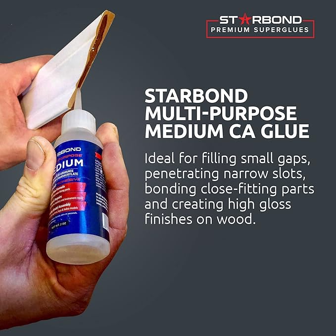 Premium Grade Cyanoacrylate Medium Super Glue by Starbond - 16 oz. Complete - Image 8