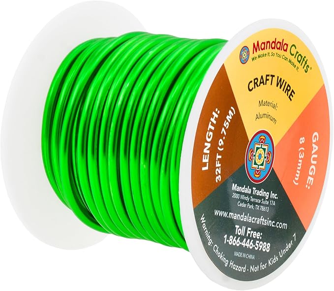 Mandala Crafts 8 Gauge Anodized Aluminum Craft Wire - Image 2