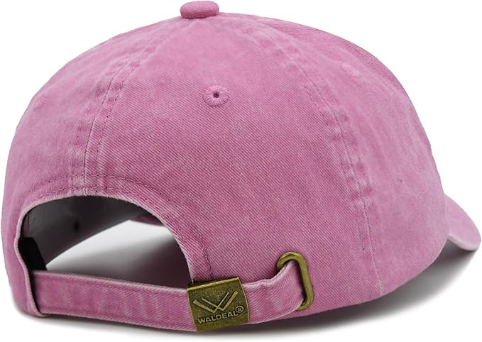 Waldeal Pickleball Hat,Adjustable Embroidered Washed Baseball Cap for Men Women