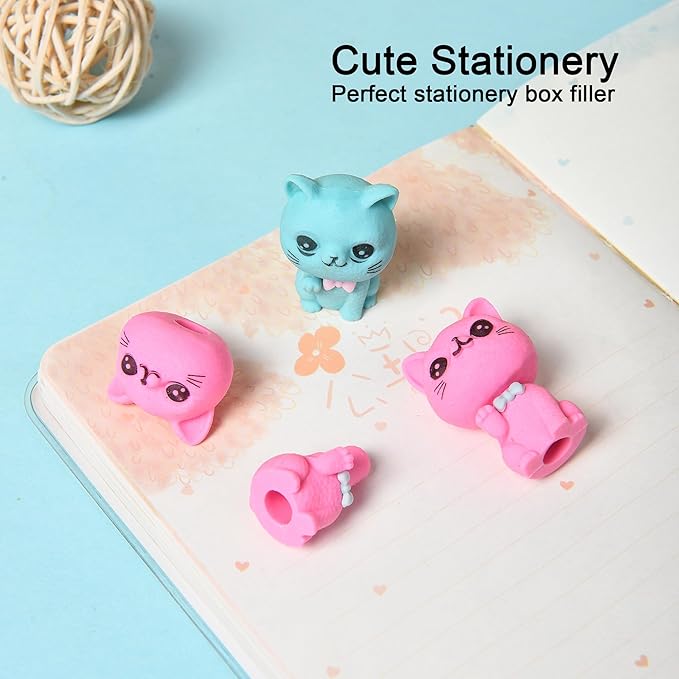 HILAZA 18Pcs Pencil Top Erasers - Image 3