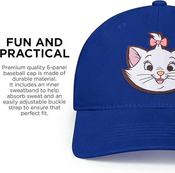 Disney Adult Baseball Cap, The Aristocats, Marie Adjustable Dad Hat