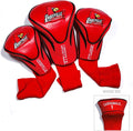 Team Golf NCAA Florida Gators Contour Golf Club Headcovers (3 Count) Numbered 1, 3, & X, Fits Oversized Drivers, Utility, Rescue & Fairway Clubs, Velour Lined for Extra Club Protection