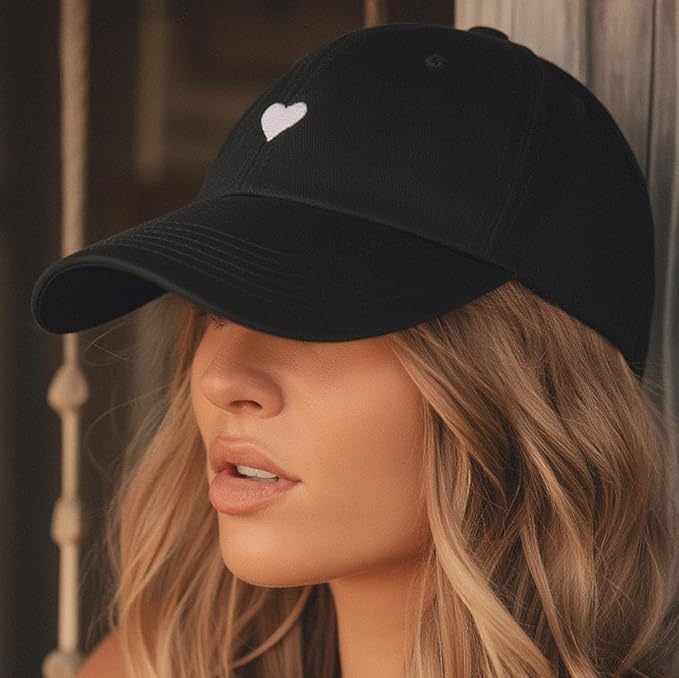 Atticus Poetry Hat, Embroidered Brushed Cotton Women’s Baseball Hat Unisex Fit, Adjustable One Size