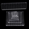 7Pcs Square-Shaped Clear Acrylic Stamp Blocks Set, Acrylic Stamping Blocks by QIMOO
