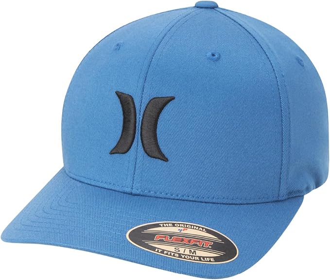 Hurley Men's Caps - One & Only Flexfit Baseball Cap - Fitted Hats for Men (S-XL)