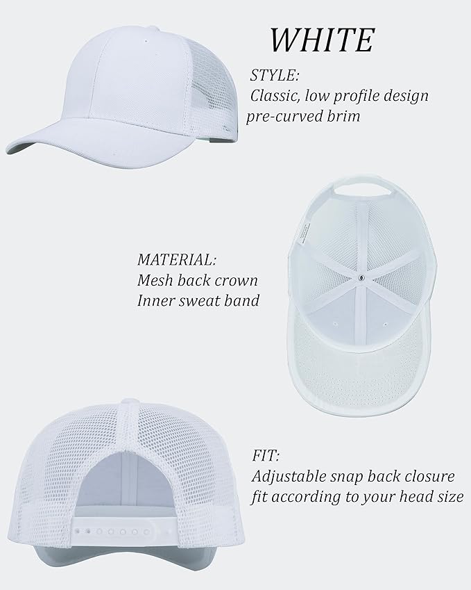 Gelante Mesh Trucker Hat Baseball Cap Structured Front Panel Wholesale LOT 12 Pack