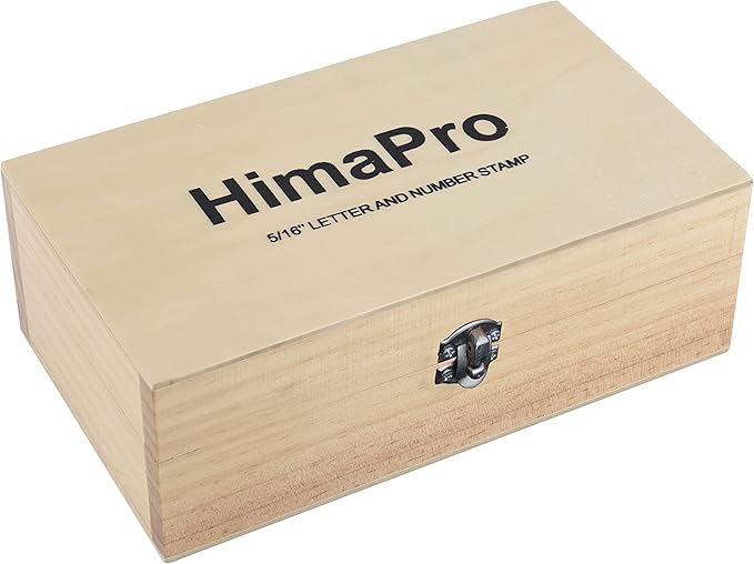 HimaPro Letter and Number Stamp Set 36pcs 40Cr Alloy Steel Metal Stamp Number & - Image 3
