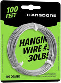 Picture Hanging Wire #3 30lbs 100-Feet, Flexible Steel Wire 18 Gauge by HangDone