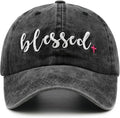 Waldeal Women's Embroidered Dad Hat, Adjustable Vintage Washed Cotton Baseball Cap for Men