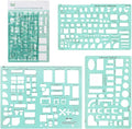 Mr. Pen- House Plan, 3 Pack, Interior Design and Furniture Templates, Drafting by MrPen