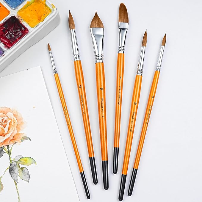 Sable Watercolor Brushes Kolinsky Watercolor Paint Brushes - Image 7