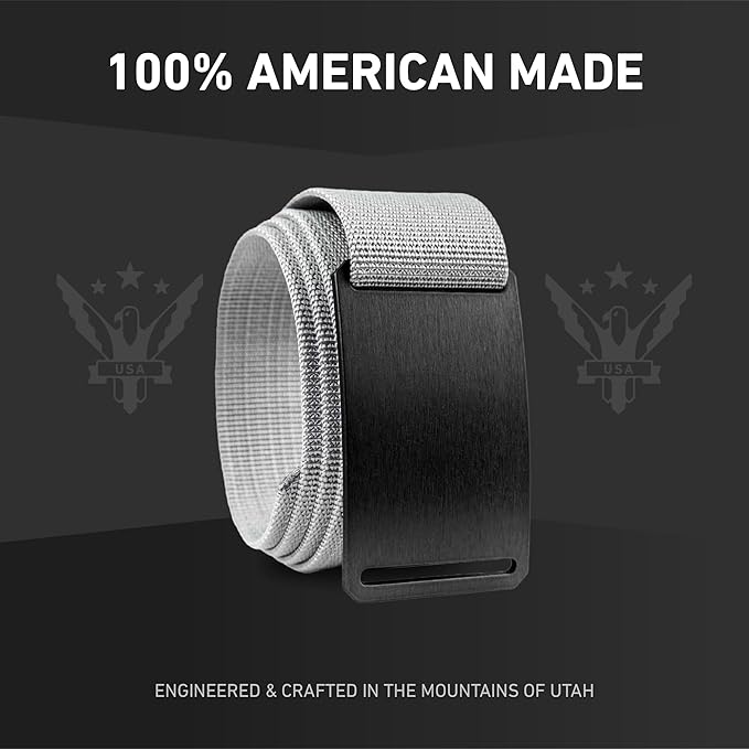 GRIP6 Classic Belt - 1.5-Inch Adjustable Nylon Belts - Versatile Lifestyle and Tactical Belt for Men and Women