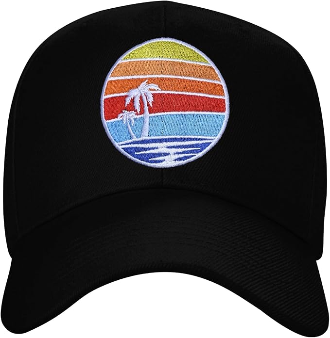 Embroidered Baseball Cap for Women Men Adjustable Baseball Hat Black Baseball Cap Trucker Hat