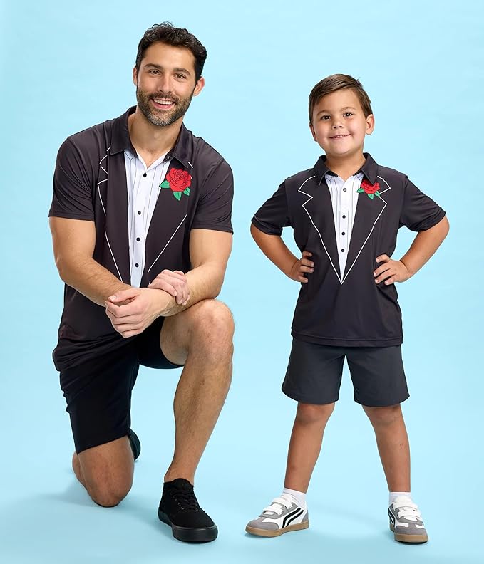 Tipsy Elves Kids and Toddlers Golf Shirts - Athletic Comfort Fit with Quick Dry Material
