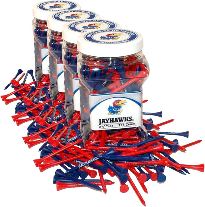 Team Golf NCAA unisex-adult Jar Includes 175 Multi-colored 2-3/4" Regulation Tees With Team Imprint.