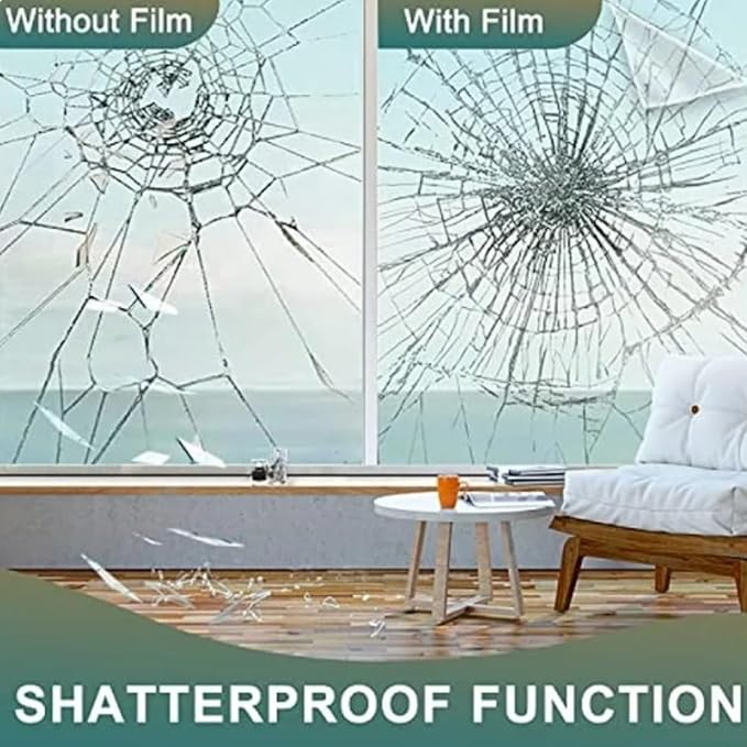 UV 99% VLT 5% Security and Safety 4 Mil Color Window Film Shatterproof Anti - Image 6