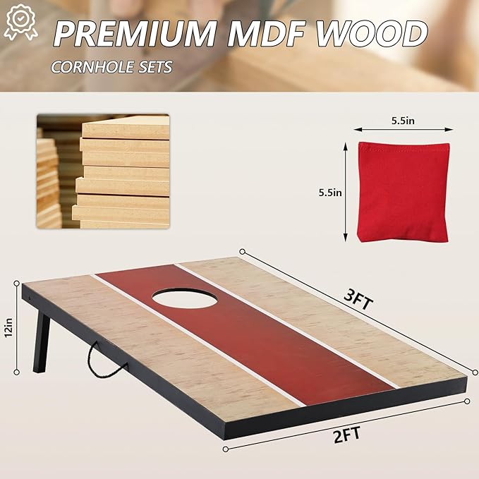 Cornhole Sets 4 x 2 ft / 3 x 2 ft - Image 2