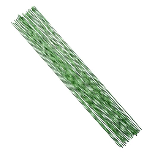 DECORA 18 Gauge Green Floral Stem Wire by DECORA