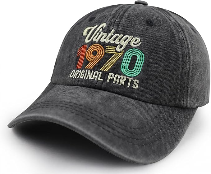 90th 80th 70th 60th 50th 40th 30th Birthday Gifts for Women Men, Vintage 1936 1946 1956 1966 1976 1986 1996 Hat