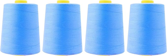 Mandala Crafts 4 Pack of Serger Threads Cones Spools by MandalaCrafts