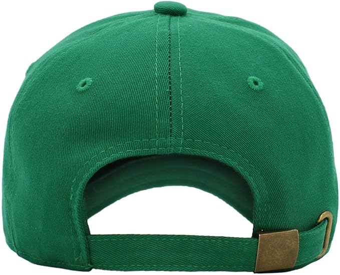 KBETHOS Classic Unisex Cotton Adjustable Low Crown Baseball Cap – Plain Dad Hat