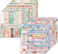 48 Sheets 24 Designs Scrapbook Paper Pad, Scrapbooking DIY Decorative by Bestartsuppliesforyou