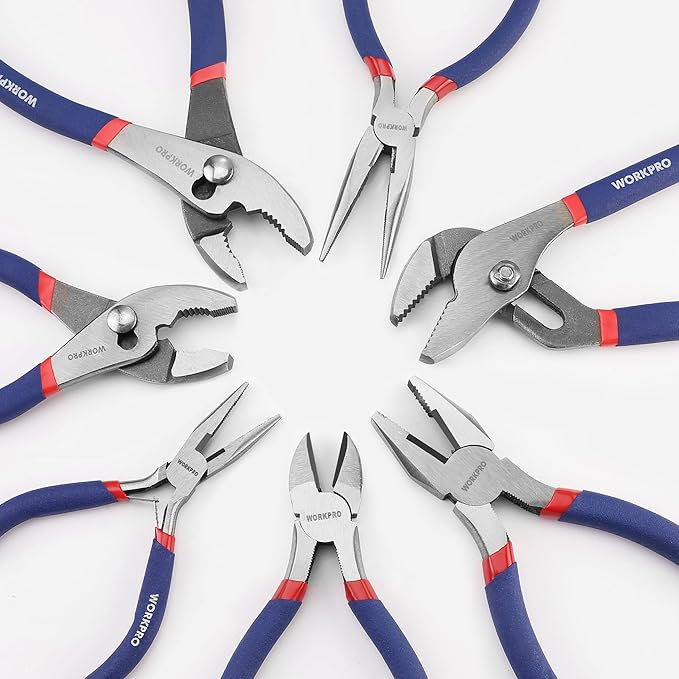 7-piece WORKPRO Pliers Set - Image 8