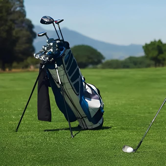 Golf Club Organizer Tubes for Bag, 14 Individual Club Protectors with Cushioning, 85 cm Full-Length Golf Bag Divider System to Stop Clubs from Rattling and Tangling