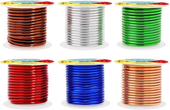 Mandala Crafts 10 Gauge Anodized Aluminum Craft Wire by MandalaCrafts