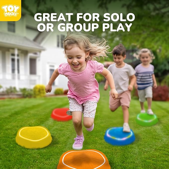 TOY Life 5 Pcs Light Up Musical Balance Stepping Stone - Image 7