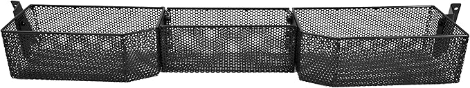 KEWISAUTO Front Inner Storage Basket for 2025 Club Car Tempo, Premium Steel Anti-Rust Dash Tray Organizer Utility Basket for Club Car Tempo 2025 Standard Factory Golf Cart Interior Accessories