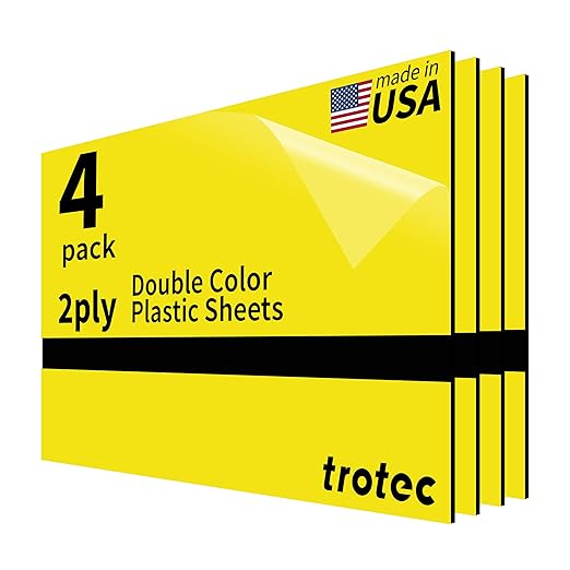 Trotec TroLase | 12"x20"x1/16", Guillotine | Made in USA by TrotecEngravingSupplies