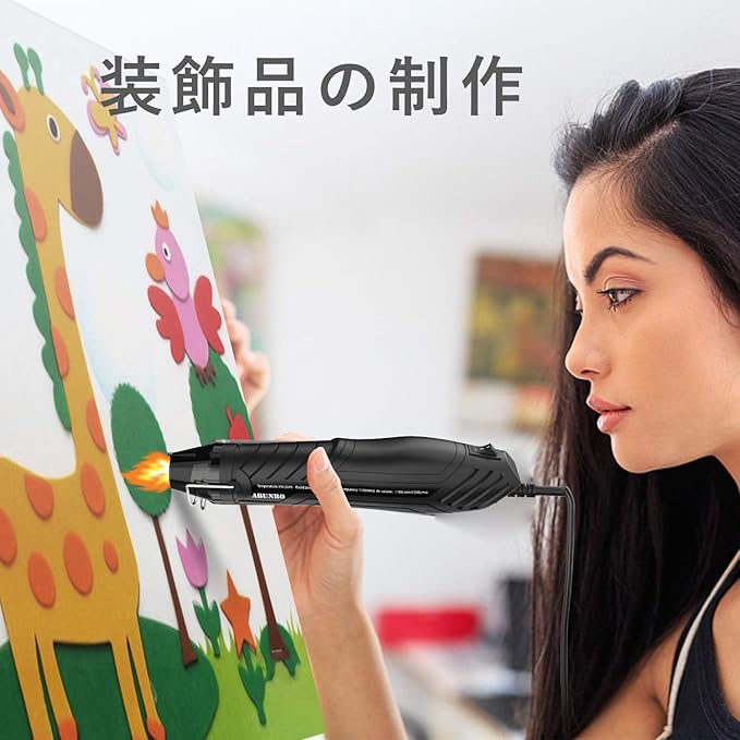 Mini Heat Gun, 300W Dual Temperature Hot Air Gun - Image 8